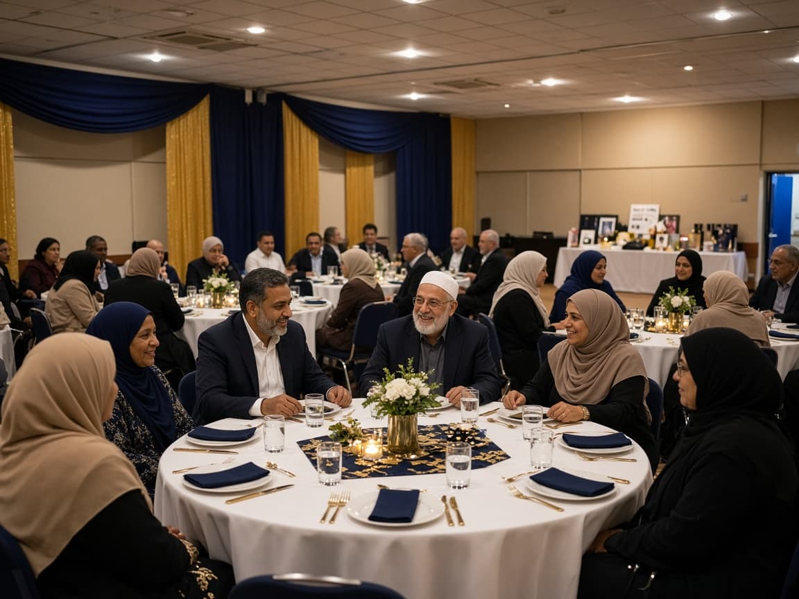 Guests seated at tables during the annual charity gala
